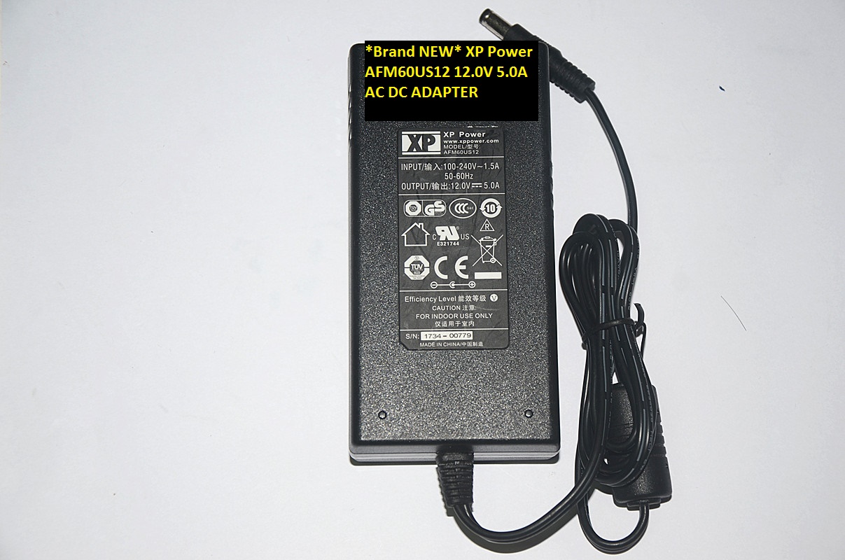 *Brand NEW* 12.0V 5.0A AC DC ADAPTER XP Power AFM60US12 5.5*2.5/5.5*2.1 Power Supply *Brand NEW* 12.0V 5.0A AC DC ADAPTER XP Power AFM60US12 5.5*2.5/5.5*2.1 Power Supply